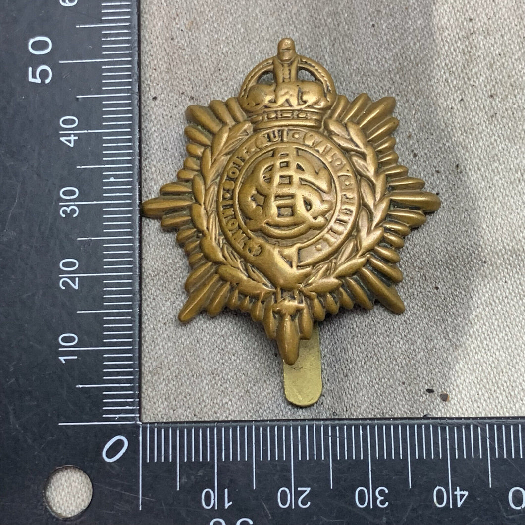 Original WW1 British Army Serice Corps ASC Cap Badge - King's Crown