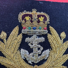 Load image into Gallery viewer, British Royal Navy Bullion Embroidered Blazer Badge
