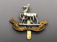 Load image into Gallery viewer, Original WW2 British Army Royal Warwickshire Cap Badge
