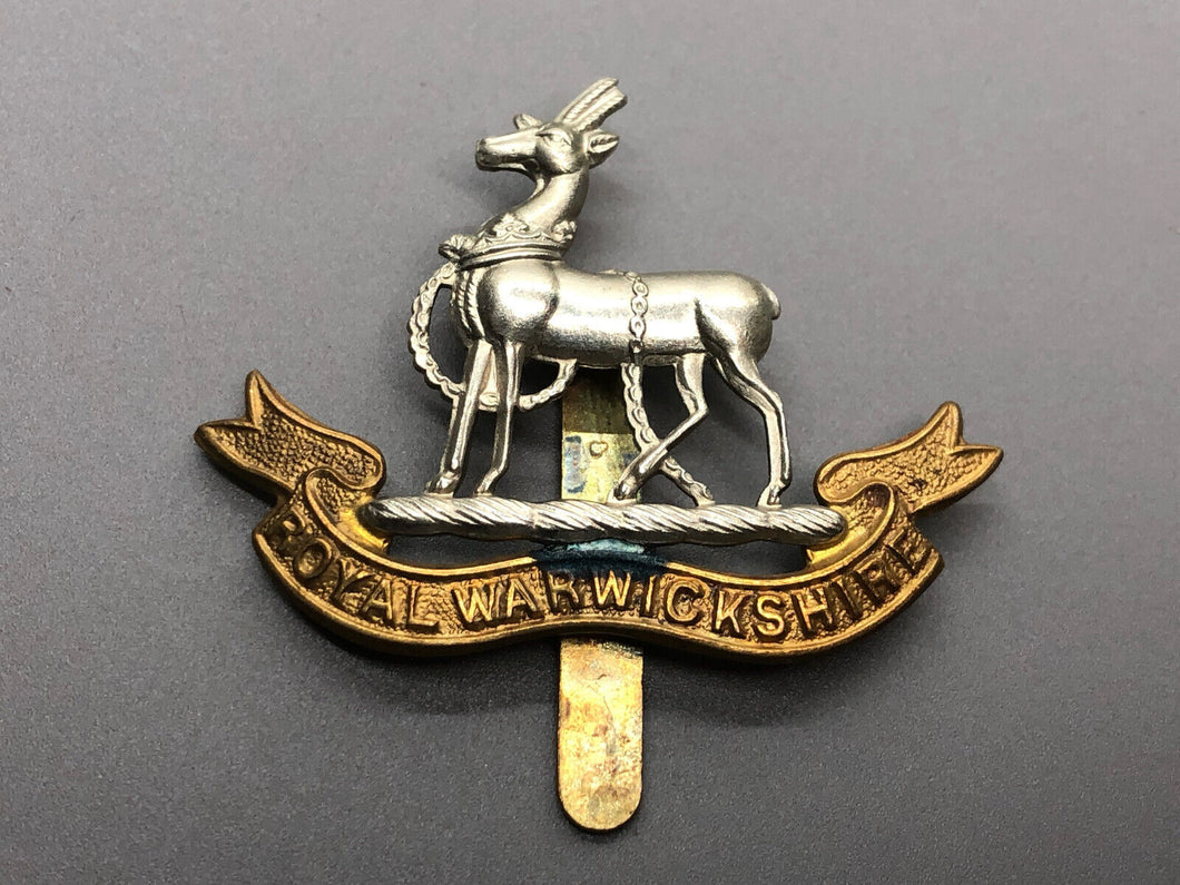 Original WW2 British Army Royal Warwickshire Cap Badge