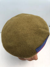 Load image into Gallery viewer, Genuine British Army Khaki Guards Regimental Beret Hat - Size 58cm
