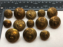 Load image into Gallery viewer, Original WW2 British Army Uniform Buttons - Royal Army Medical Corps RAMC
