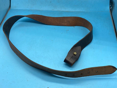 Original British Army Officer's Sam Browne Leather Shoulder Belt Approx 38