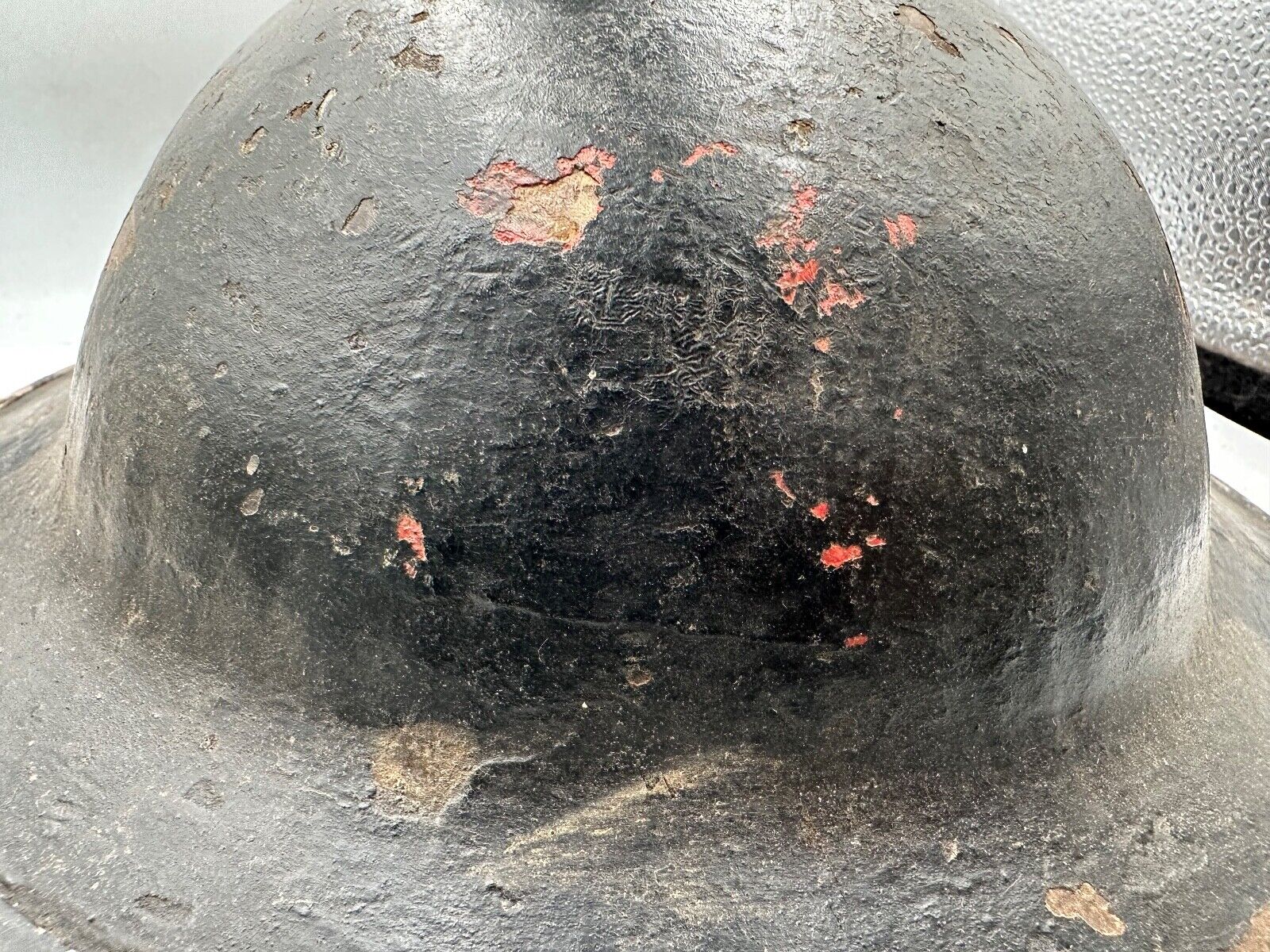 Original WW2 British Style South African Mk2 Army Combat Helmet & Liner - The Militaria Shop