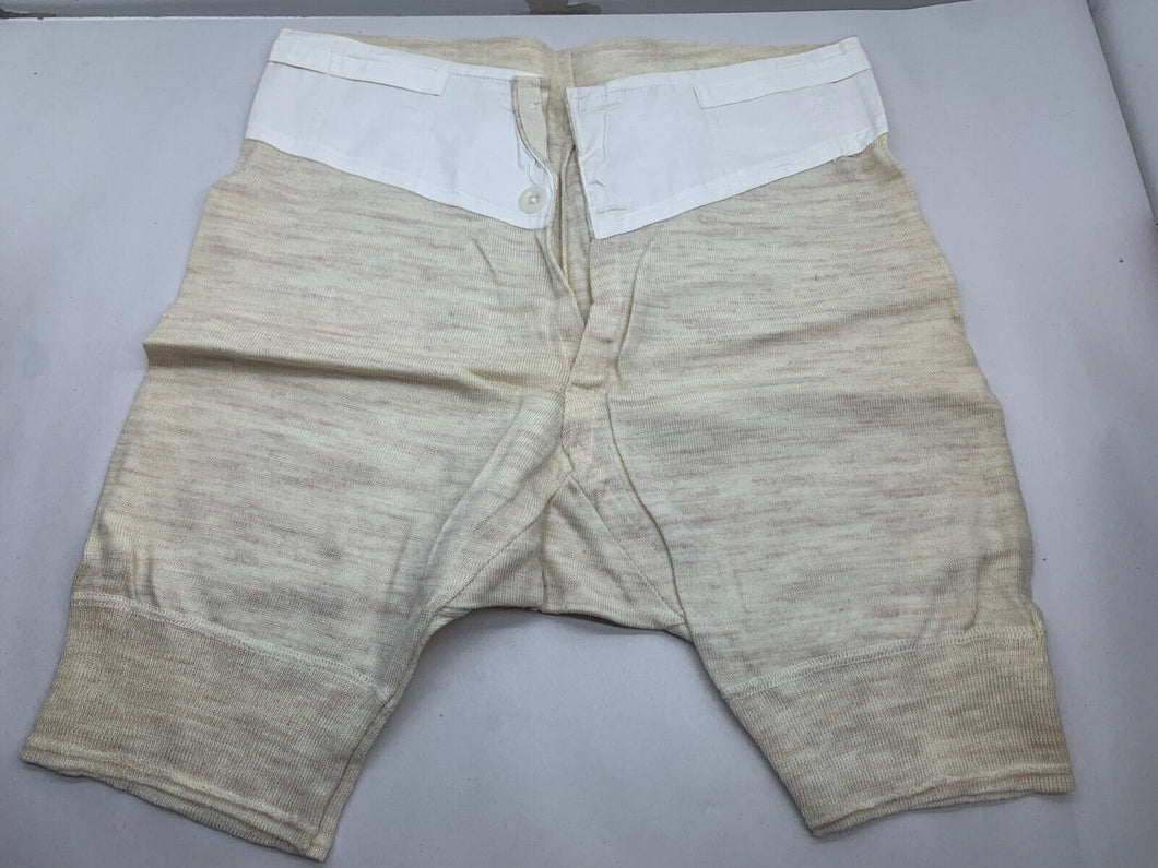 Original WW2 Pattern British Army Woollen Shorts / Boxer Shorts - New Old Stock