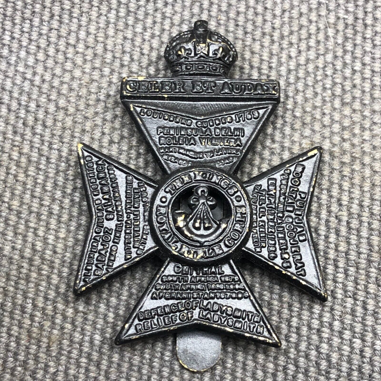 Original WW2 British Army Cap Badge - The King's Royal Rifle Corps - The Militaria Shop