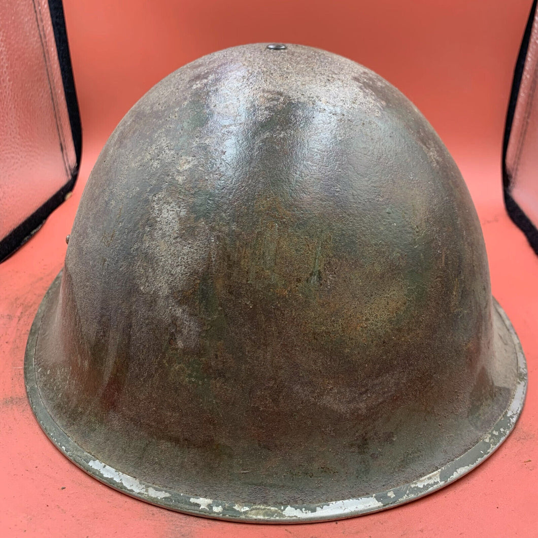 Original British / Canadian Army WW2 Soldiers Military Combat Mk3 Turtle Helmet