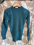 Genuine British Army Commando Green Pull Over Jumper WRAC - Size 4 - 40" Chest - The Militaria Shop