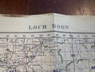 Original WW2 British Army GSGS OS Map of Scotland - Loch Doon - The Militaria Shop
