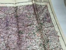 Lade das Bild in den Galerie-Viewer, Original WW2 British Army / RAF Map Showing RAF Bases - South Wales
