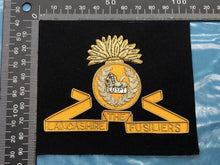 Load image into Gallery viewer, British Army Bullion Embroidered Blazer Badge - Lancashire Fusiliers Regiment
