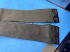 Original Pair of British Army 37 Pattern Khaki Canvas L-Straps - The Militaria Shop