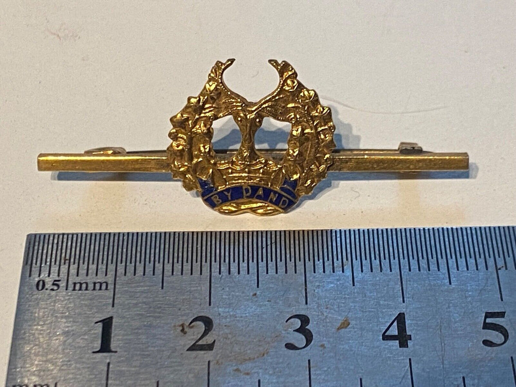 Original WW1 / WW2 British Army - Gordon Highlanders Regiment Sweetheart Brooch