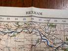 Original WW2 British Army GSGS OS Map England - Hexham - The Militaria Shop