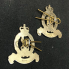 Original British Collar Badge Pair - Adjutant Generals Corps - The Militaria Shop