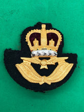 Load image into Gallery viewer, Genuine British Royal Air Force RAF Officers Cap Badge
