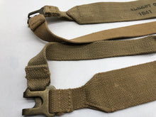 Charger l&#39;image dans la galerie, Original WW2 British Army L Strap 37 Pattern Set - Wartime Dated - Old Stock
