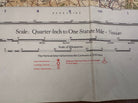 Original WW2 British Army RAF Navy Base Map of England - The Midlands Birmingham - The Militaria Shop