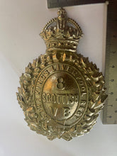 Load image into Gallery viewer, Reproduction 8th Scottish Volunteer Battalion Large Cap Badge
