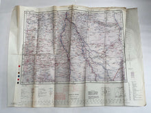 Load image into Gallery viewer, Original WW2 British Army / RAF Map Showing RAF Bases - Khartoum Africa
