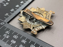 Load image into Gallery viewer, Original WW2 British Army Bedfordshire Regiment Cap Badge
