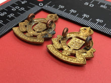 Load image into Gallery viewer, Original British Army RAOC Royal Army Ordnance Corps Collar Badge Pair
