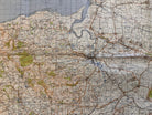 Original WW2 British Army GSGS OS Map of Great Britain - Bridgewater & Quantock - The Militaria Shop