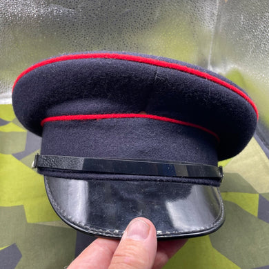 Original British Army Royal Engineers Guards Peaked Cap - 56cm - The Militaria Shop