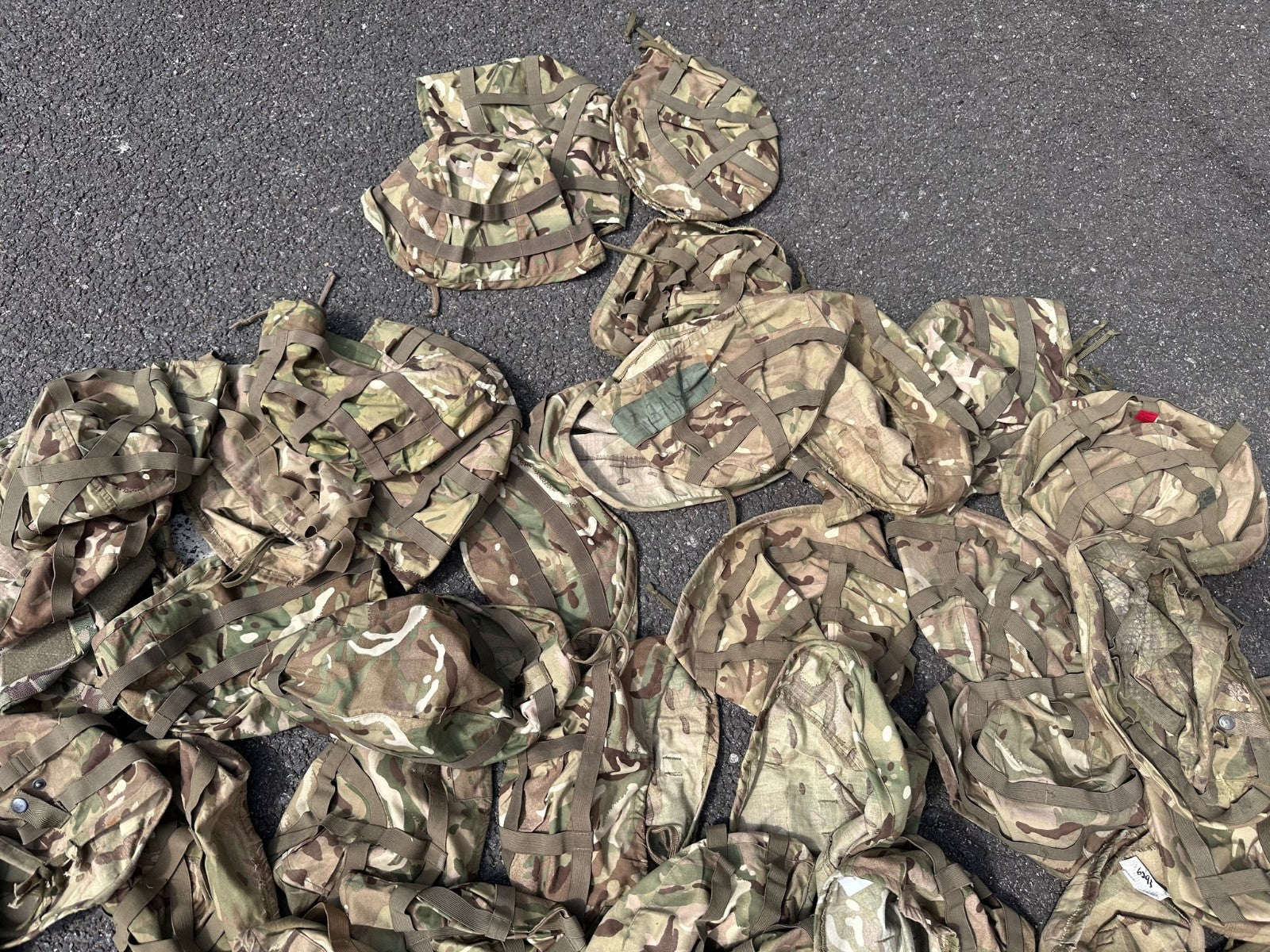 DEALER BULK LOT - 50x MTP Camouflaged Covers Mk6 & Mk7 Mixed - Ideal for resale - The Militaria Shop