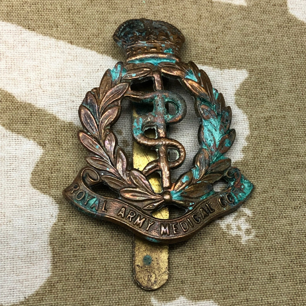 Genuine British Army Cap Badge - Royal Army Medical Corps - The Militaria Shop