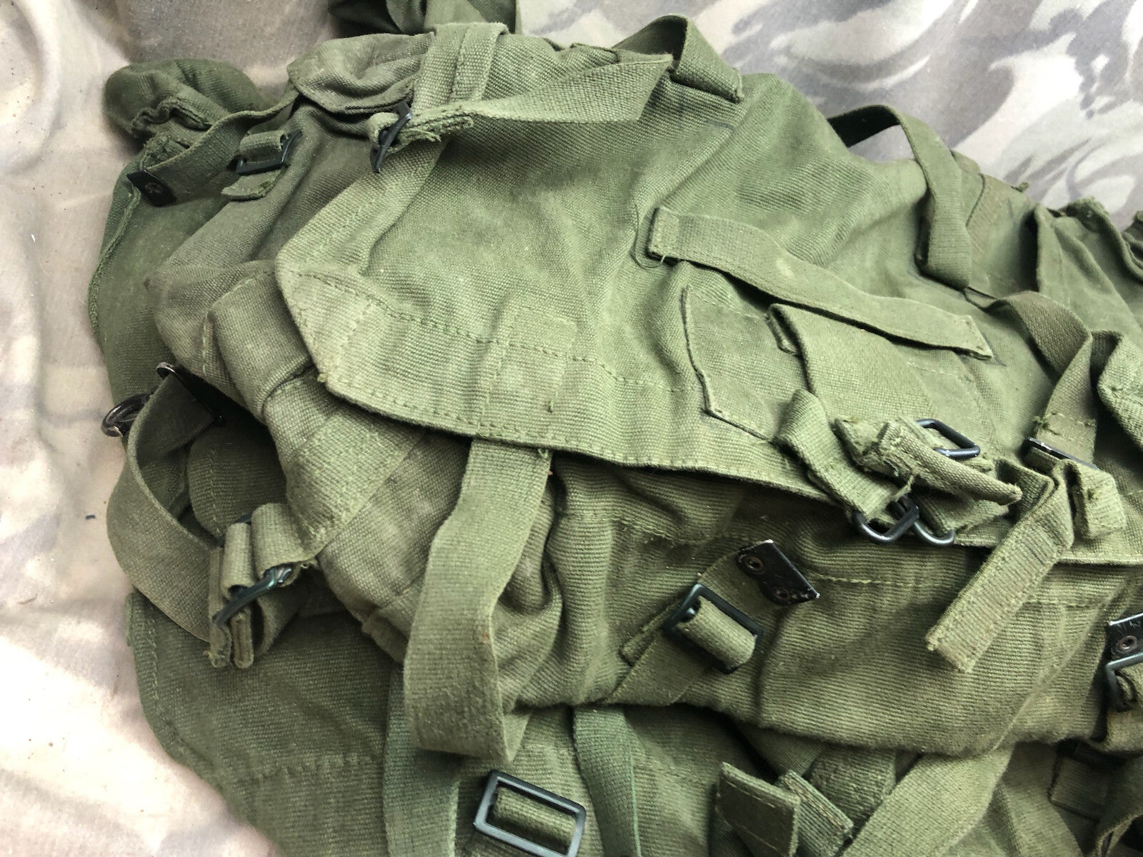 Genuine British Army 58 Pattern Webbing Large Pack - Great Condition! - The Militaria Shop