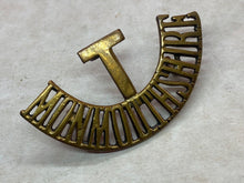Load image into Gallery viewer, Original WW1 British Army Monmouthshire Territorial Battalion Shoulder Title
