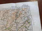 Original WW2 British Army GSGS OS Map of Great Britain - Bishop's Castle - The Militaria Shop