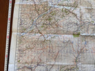 Original WW2 British Army GSGS OS Map of England & Wales - Brecon & Llandovery - The Militaria Shop