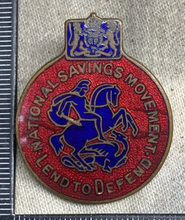 Load image into Gallery viewer, Origianl WW2 National Savings Movement Committee Member Pin Badge
