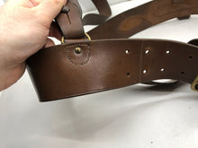 Load image into Gallery viewer, Genuine WW2 era British Army Leather Sam Brown &amp; Cross Strap Set - 34&quot; Waist
