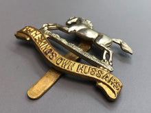 Load image into Gallery viewer, Original British Army WW2 Cap Badge - 3rd The King&#39;s Own Hussars
