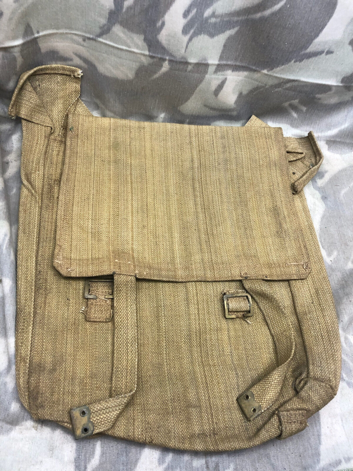 Original WW2 British Army 37 Pattern Large Pack Indian Made - New Old Stock - The Militaria Shop