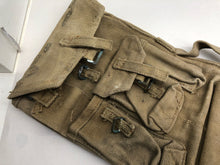 Load image into Gallery viewer, Original WW2 British Army 37 Pattern Bren Spares Bag
