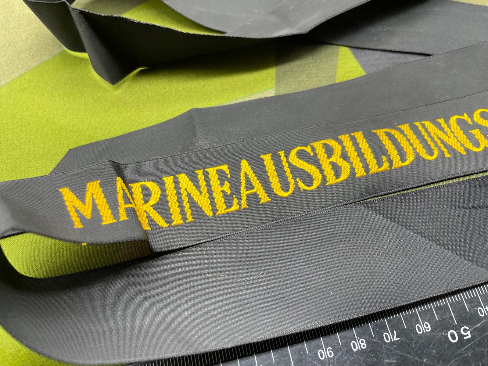 German Navy Cap Tally - Marineausbildungsbattalion - The Militaria Shop