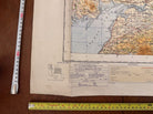 Original WW2 British Army RAF Navy Base Map of England - South West - Cornwall - The Militaria Shop
