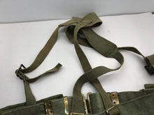 Load image into Gallery viewer, Original British Army WW2 37 Pattern Belt, Pouches &amp; Straps Set - 42&quot; Waist
