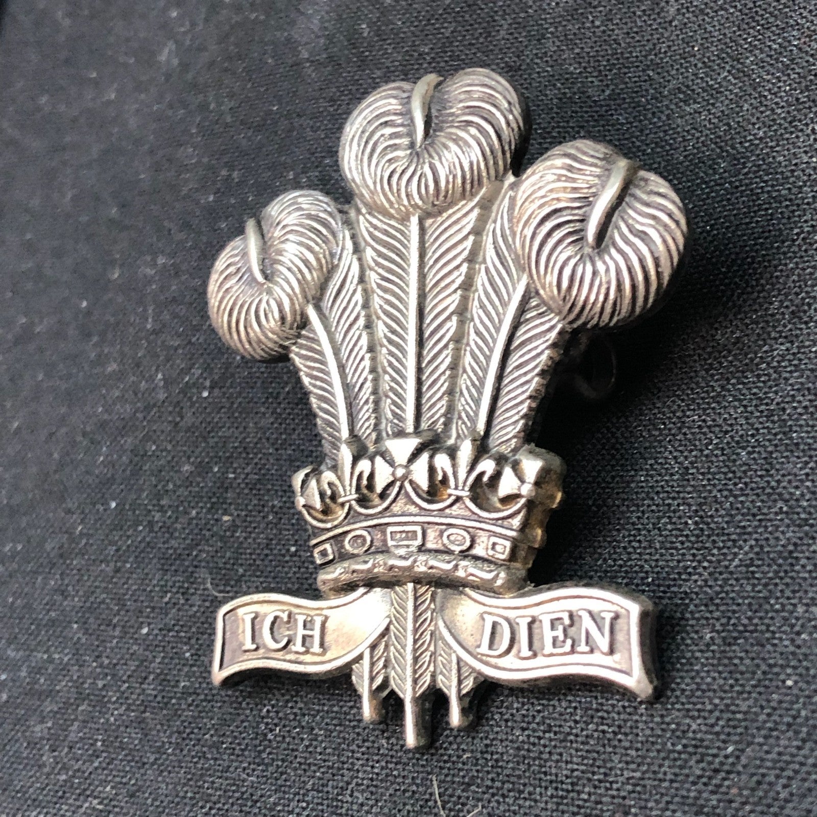 Original WW2 British Army Cap Badge - Royal Regiment of Wales - The Militaria Shop