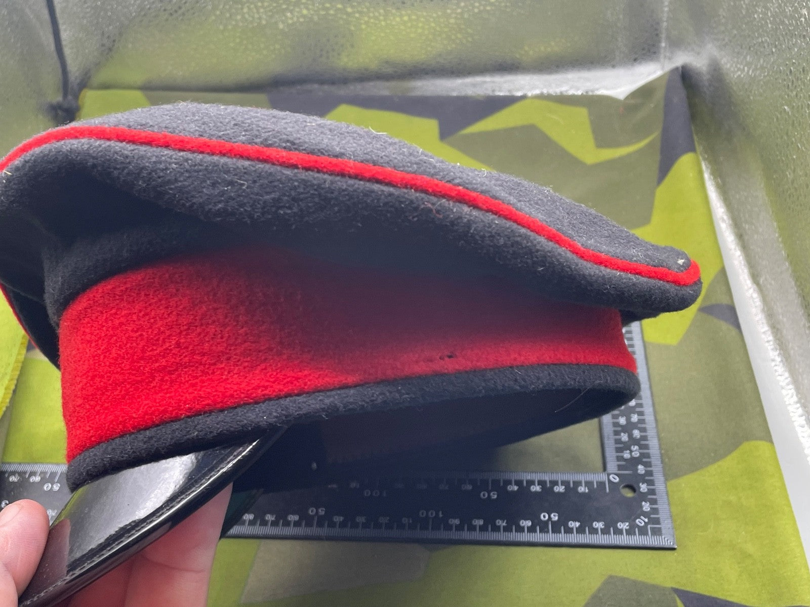 Genuine British Army Adjutant General's Corps Peaked Dress Cap - Size 56cm - The Militaria Shop