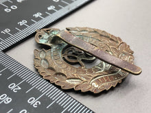 Load image into Gallery viewer, Original WW2 British Army Royal Engineers Brass Cap Badge
