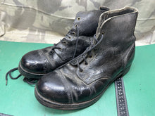 Load image into Gallery viewer, Original British Army Hobnailed Soldiers Ankle Ammo Boots WW2 Style - Size UK 9M
