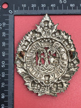 Load image into Gallery viewer, Original WW2 British Army Cap Badge - Argyll &amp; Sutherland Highlanders
