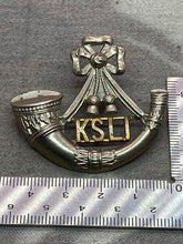 Charger l&#39;image dans la galerie, WW1 / WW2 British Army KSLI - The Kings Shropshire Light Infantry Regt Cap Badge
