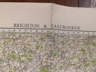 Original WW2 British Army GSGS OS Map of Great Britain - Brighton & Eastbourne - The Militaria Shop