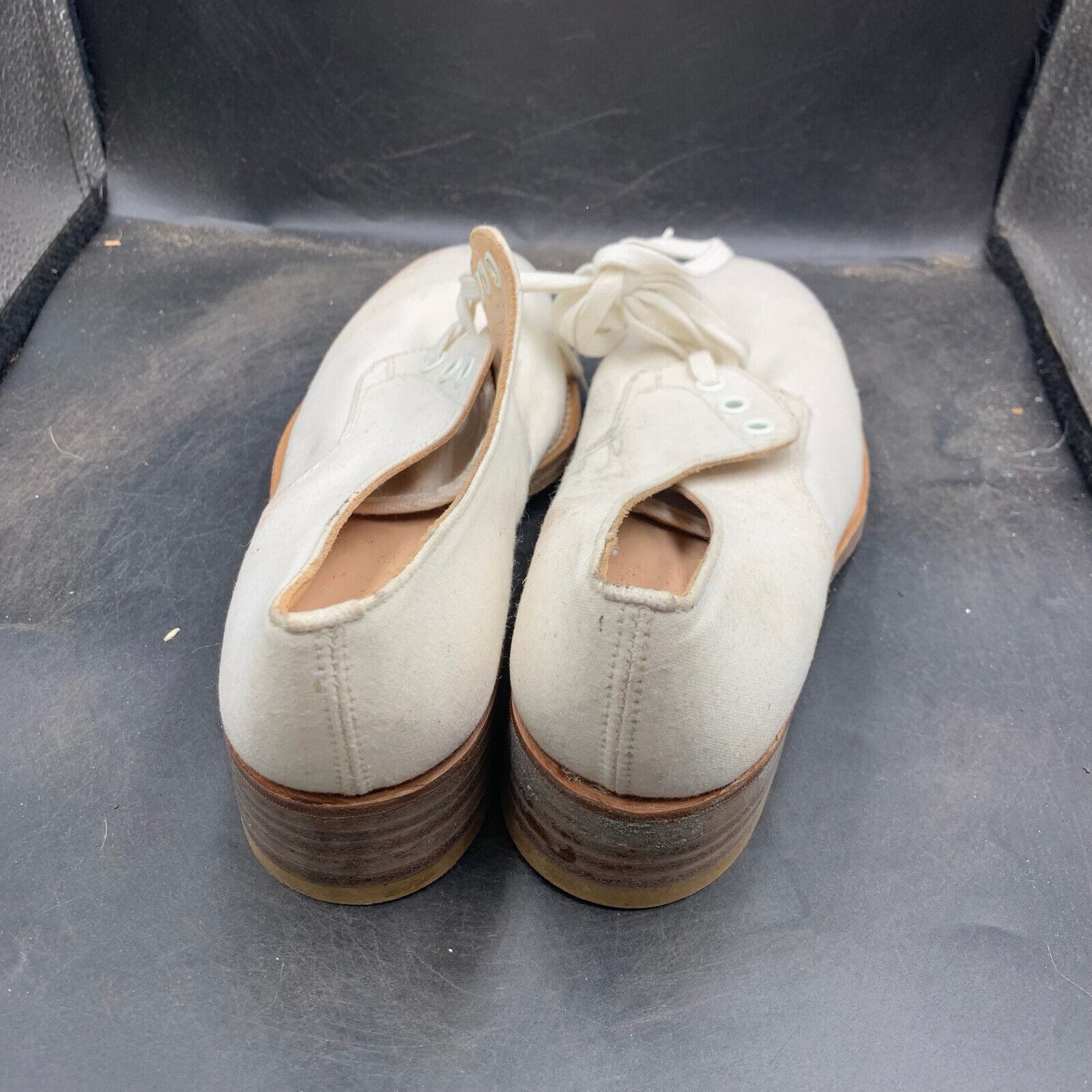 Genuine British Army Summer White Dress Shoes - Size 230 - Approx UK 4.5 - The Militaria Shop